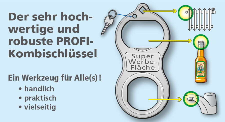 Der sehr hochwertige und robuste Profi-Kombischlüssel. Ein Werkzeug für Alle(s) ! - handlich - praktisch - vielseitig